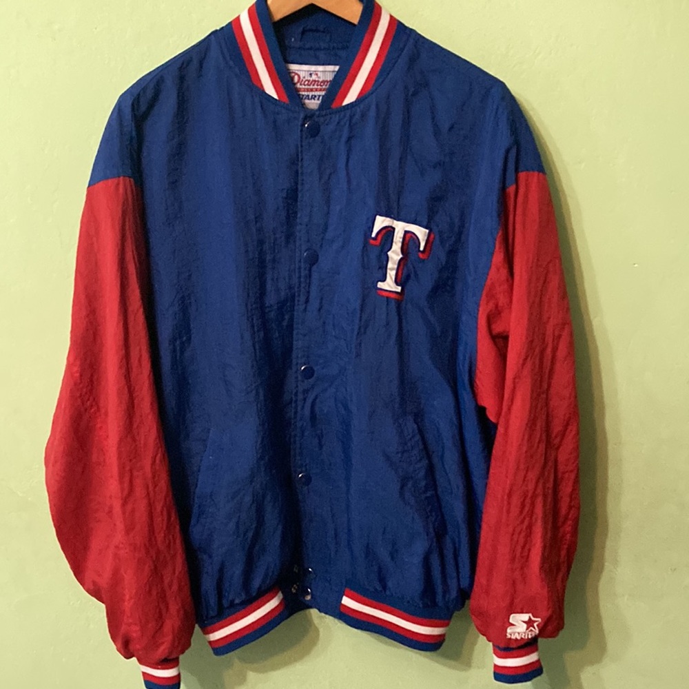Vintage 90s Texas Rangers Jacket - Picture 4 of 9